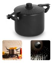 Espagueteira Alumínio Teflon 4,5l Nobre Panela Eirilar Preto