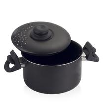 Espagueteira Antiaderente 20cm 3,6L Preto Nacional Espagueteira Antiaderente 20cm 3,6L Preto Nacional