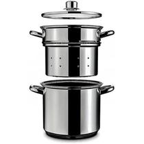 Espagueteira Savoy - Brinox Caldeirão Ø20 x 17cm 5L X COZI 20 x 16,8cm 4,8L - Brinox