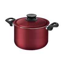 Espagueteira Tramontina Paris Antiaderente Starflon Max com Tampa de Alumínio Vermelho 24 cm 7,3 L Espagueteira Tramontina Paris Antiaderente Starflon Max com Tampa de Alumínio Vermelho 24 cm 7,3 L
