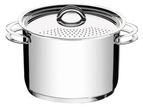 Espagueteira Tramontina Solar Aço Inox Fundo Triplo 24 cm 7,7 Litros Espagueteira Tramontina Solar Aço Inox Fundo Triplo 24 cm 7,7 Litros