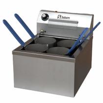 Espaguteira Cozedor de Macarrão Massa Pasta Elétrica 8 Litros Sebem 4 Cestos Inox Espaguteira Cozedor de Macarrão Massa Pasta Elétrica 8 Litros Sebem 4 Cestos Inox