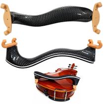 Espaleira Marinos para Violino 3/4 e 4/4 Regulável Anatômica Fibra de Vidro Estampa Carbono 5 Ajustes Espaleira Marinos para Violino 3/4 e 4/4 Regulável Anatômica Fibra de Vidro Estampa Carbono 5 Ajustes
