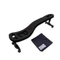 Espaleira Master Viola Lunnon Preta Detalhe Clave de Do Espaleira Master Viola Lunnon Preta Detalhe Clave de Do