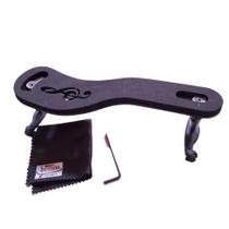 Espaleira Master Violino Lunnon Preta Detalhe Clave de Sol Espaleira Master Violino Lunnon Preta Detalhe Clave de Sol