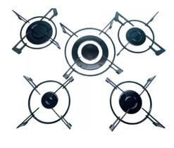 Espalha Chama E Grade Trempe Para Fogão Cooktop Fischer 1743
