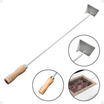 Espalhador De Brasa Inox Para Churrasqueira 1un Escolha Cabo