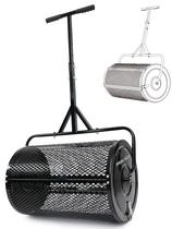 Espalhador de composto Garden Tailor 76 cm com tambor de malha metálica Espalhador de composto Garden Tailor 76 cm com tambor de malha metálica