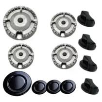 Espalhador + Difusor + Botão Fogão Cooktop Fischer 4 Bocas Espalhador + Difusor + Botão Fogão Cooktop Fischer 4 Bocas