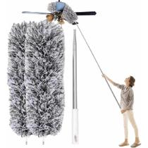 Espanador 280 Centímetros Ajustável Telescópica Dobra Duster Telhado Teia Teto Cama Mesa Escova De Limpeza De Poeira