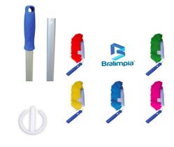 Espanador Angular Giratório Eletrostático + Cabo 50 cm