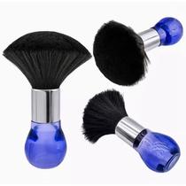 Espanador Bolinha Azul Para Cabelereiro Ou Barbeiro