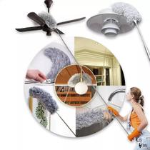 Espanador Com Extensor Cabo Longo Eletrostatico De Pó Teto