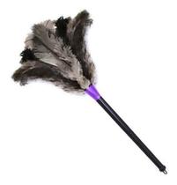 Espanador De Pó 65cm Com Pluma De Avestruz Limpa Poeira 169