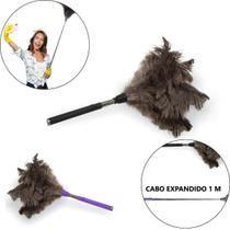 Espanador De Pó C/ Cabo Extensivo Penas Naturais De Avestruz Espanador De Pó C/ Cabo Extensivo Penas Naturais De Avestruz