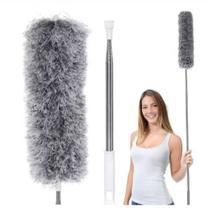 Espanador De Pó Haste Flexível De Microfibra P Cabo Extensor Dobrável Limpeza a Seco Tira o Pó Espanador De Pó Haste Flexível De Microfibra P Cabo Extensor Dobrável Limpeza a Seco Tira o Pó