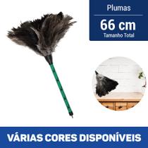 Espanador de Pó Multiuso Pluma de Avestruz 66 cm