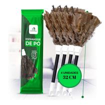 Espanador De Pó Pena De Peru 32cm Com Cabo Para Limpeza De Casa Empresas Escritórios Profissional Floresta Urbana