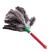 Espanador de Pó Plumas de Avestruz Móveis Lustres Prateleiras Faxina 40cm - DUSTER