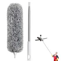 Espanador Dobravel Retratil Cabo Extensor Longo Alcance Limpeza Po Teia de Aranha Persiana Ventilador Lavavel Faxina