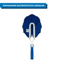 Espanador Eletrostático Angular Com Trava Azul Bralimpia