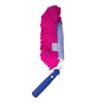Espanador Tira Pó Eletrostático Não Risca Cabo Angular-Rosa