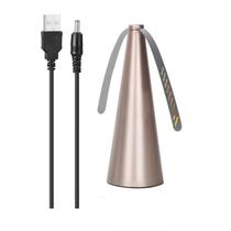 Espanta Mosca Ventilador Repelente á Pilha e USB Para Mesas Dourado Espanta Mosca Ventilador Repelente á Pilha e USB Para Mesas Dourado