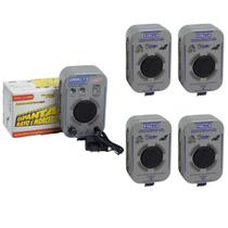 Espanta rato repelente ultrasonico sonoro zebu 4 emissores