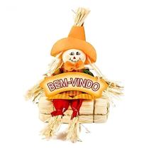 Espantalha Bem Vindo 25cm - Silver