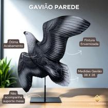 Espantalho Águia de Parede Repelente de Pássaros Realista para Sacadas e Muros 38 cm AVB DECOR