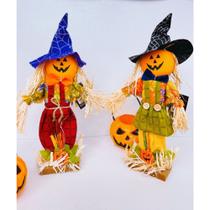 Espantalho com Base Halloween Decoração de Mesa Festas Espantalho com Base Halloween Decoração de Mesa Festas