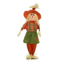 Espantalho de palha festa junina 86cm grande decorativo MULHER Espantalho de palha festa junina 86cm grande decorativo MULHER