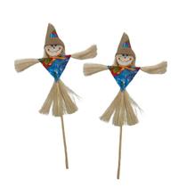 Espantalho de palha junino festa junina são joão arraiá 2 unidades Espantalho de palha junino festa junina são joão arraiá 2 unidades