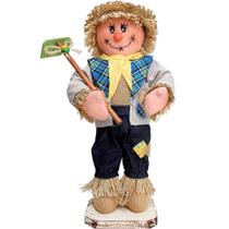 Espantalho Decoração Festa Junina Rastelo Milho 50cm Menino Espantalho Decoração Festa Junina Rastelo Milho 50cm Menino