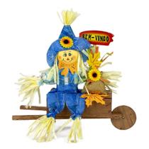 Espantalho Decorativo com Carrinho Le - Item Sortido