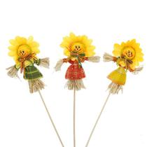 Espantalho Girassol 42cm Playfun- Item Sortido