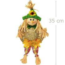 Espantalho no Chapéu 35 cm - Referência WDF-72572 Espantalho no Chapéu 35 cm - Referência WDF-72572