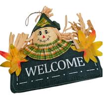 Espantalho pendurar welcome decoração junina enfeite porta