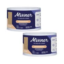 Esparadrapo Bege 2,5cm x 4,5m Missner Kit com 2 Unidades Esparadrapo Bege 2,5cm x 4,5m Missner Kit com 2 Unidades