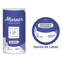 Esparadrapo Hipoalérgico Branco 10cm x 4,5m (Isento de Látex) Missner Esparadrapo Hipoalérgico Branco 10cm x 4,5m (Isento de Látex) Missner