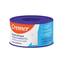 Esparadrapo Impermeável Branca Resistente à Água 1 Unidade 2,5cm x 4,5m Cremer