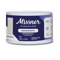 Esparadrapo Impermeável Branco 2,5cm x 4,5m 1 Unidade Missner