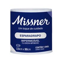 Esparadrapo Impermeável Branco 2,5cm X 90cm - Missner