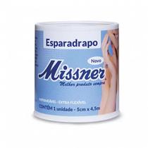 Esparadrapo Impermeável Branco 5cm x 4,5m - Missner