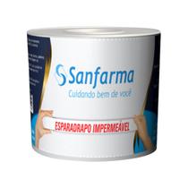 Esparadrapo Impermeável Branco Sanfarma 50mmx4,5m 12 Unidades