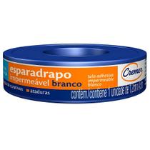 Esparadrapo Impermeável Cremer Branco 12cm x 45m - 1,2cm x 4,5m
