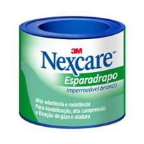 Esparadrapo Impermeável Nexcare Branco 50mm x 3m com 1 Unidade