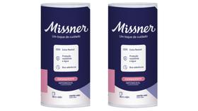 Esparadrapo Impermeável Rosa 10cm x 4,5m Missner - Kit 2 unidades