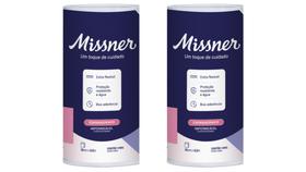 Esparadrapo Impermeável Rosa 10cm x 4,5m Missner - Kit 2 unidades Esparadrapo Impermeável Rosa 10cm x 4,5m Missner - Kit 2 unidades