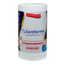 Esparadrapo Impermeavel Sanfarma Branco 100mm x 4,5m 12 Unid Esparadrapo Impermeavel Sanfarma Branco 100mm x 4,5m 12 Unid
